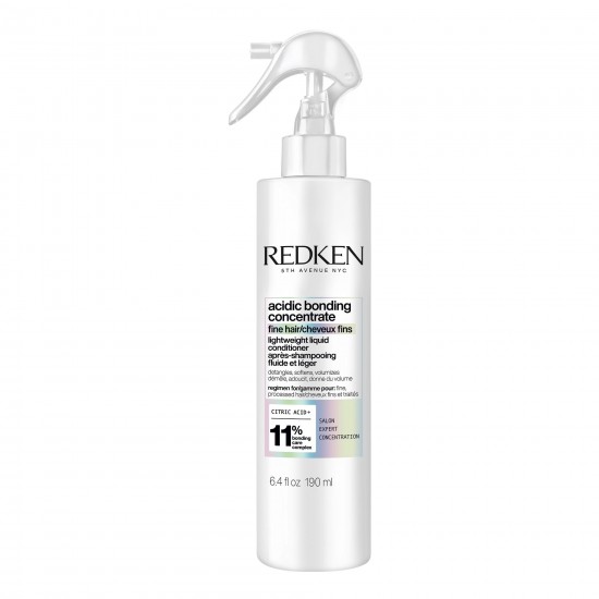 Redken NYC Acidic Bonding Concentrate Lightweight Liquid Conditioner лесен течен балсам за оштетена коса и испукани влакна 190мл