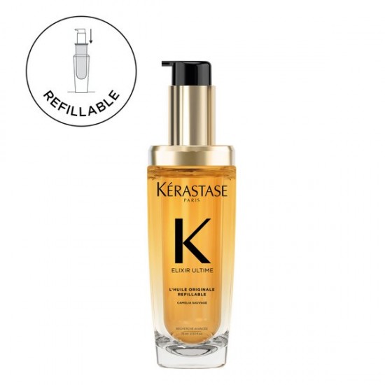 Kérastase Elixir Ultime L’Huile Originale Refillable масло за долготраен сјај и заштита на коса 75мл