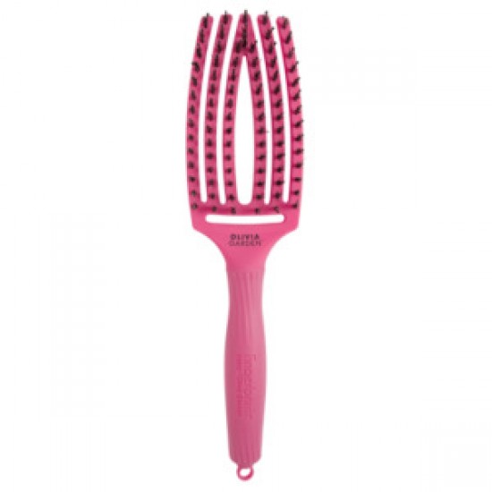 Fingerbrush Boar & Nylon Hot Pink M